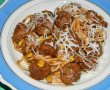 Spaghetti con le polpettine (spaghete cu chiftelute)-21