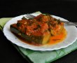 Zucchini umplut cu carne in sos de rosii la slow cooker Crock-Pot-8