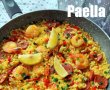 Paella cu creveti si chorizo-5