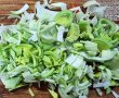 Ciorba de praz cu afumatura si salata verde-1