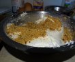 Desert prajitura cu afine si crema pralina-2