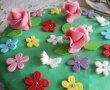 Desert tort Pajistea cu flori - 5 ani de bucataras-14