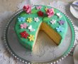 Desert tort Pajistea cu flori - 5 ani de bucataras-16
