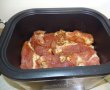 Felii de jambon cu usturoi verde, gatite la slow cooker-4