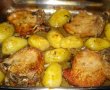 Pulpa de porc la cuptor cu cartofi si garnitura de legume-2