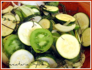 Salata de gogonele cu zucchini/dovlecei/bostanei