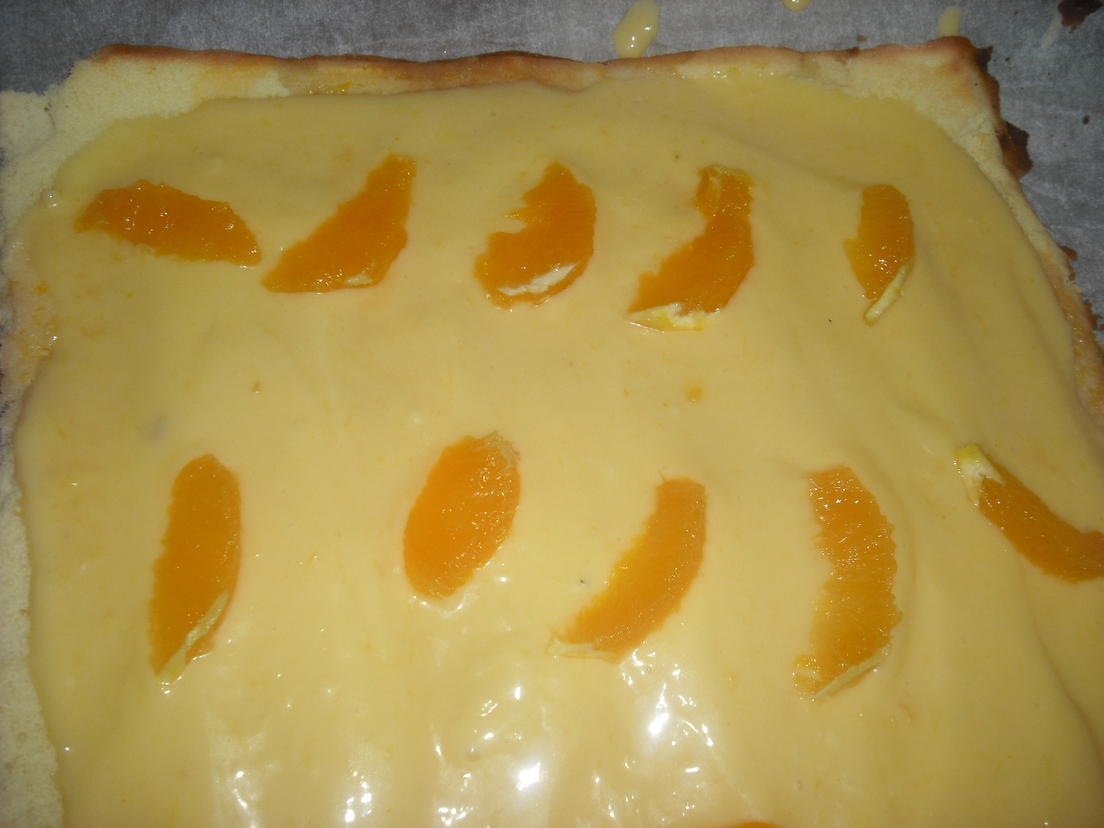 Rulada cu crema de portocale