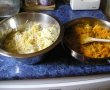 Chiftele din legume si ciuperci pane cu piure de cartofi-4