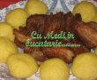 Fleica de porc prajita in ceaun cu mamaliguta si mujdei de usturoi-2