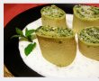Clatite cu spanac (Crespelle di spinaci) in sos de iaurt cu menta-4