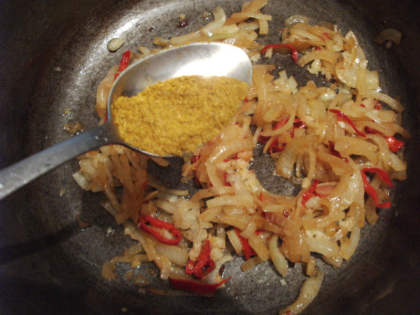 Miel-curry cu dovleac