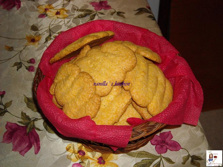 Polenta Peanbutter  Cookies