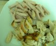 Zdrente de cartofi cu sos de smantana si carne-9