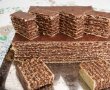 Desert prajitura cu foi de napolitane-14