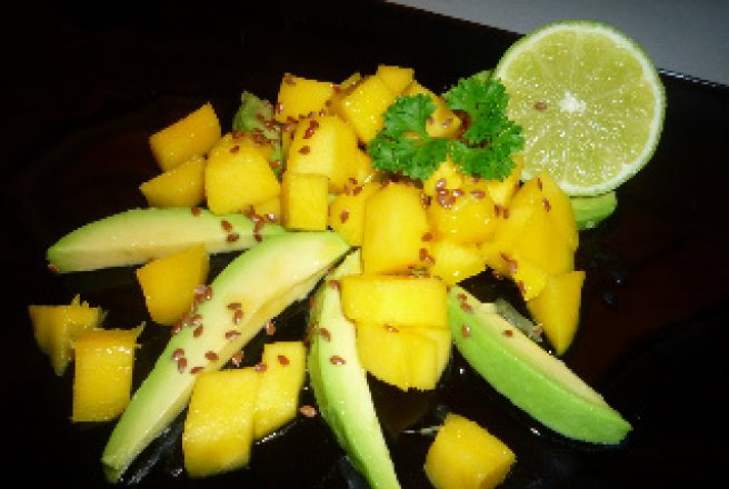 Salata Yin yang mango avocado
