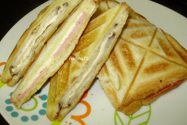 Sandwich-uri  calde cu vinete pane sau cu   mozzarella