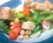 Salata cu sos de smintina cu ceapa prajita(sos a la mitinita)-1