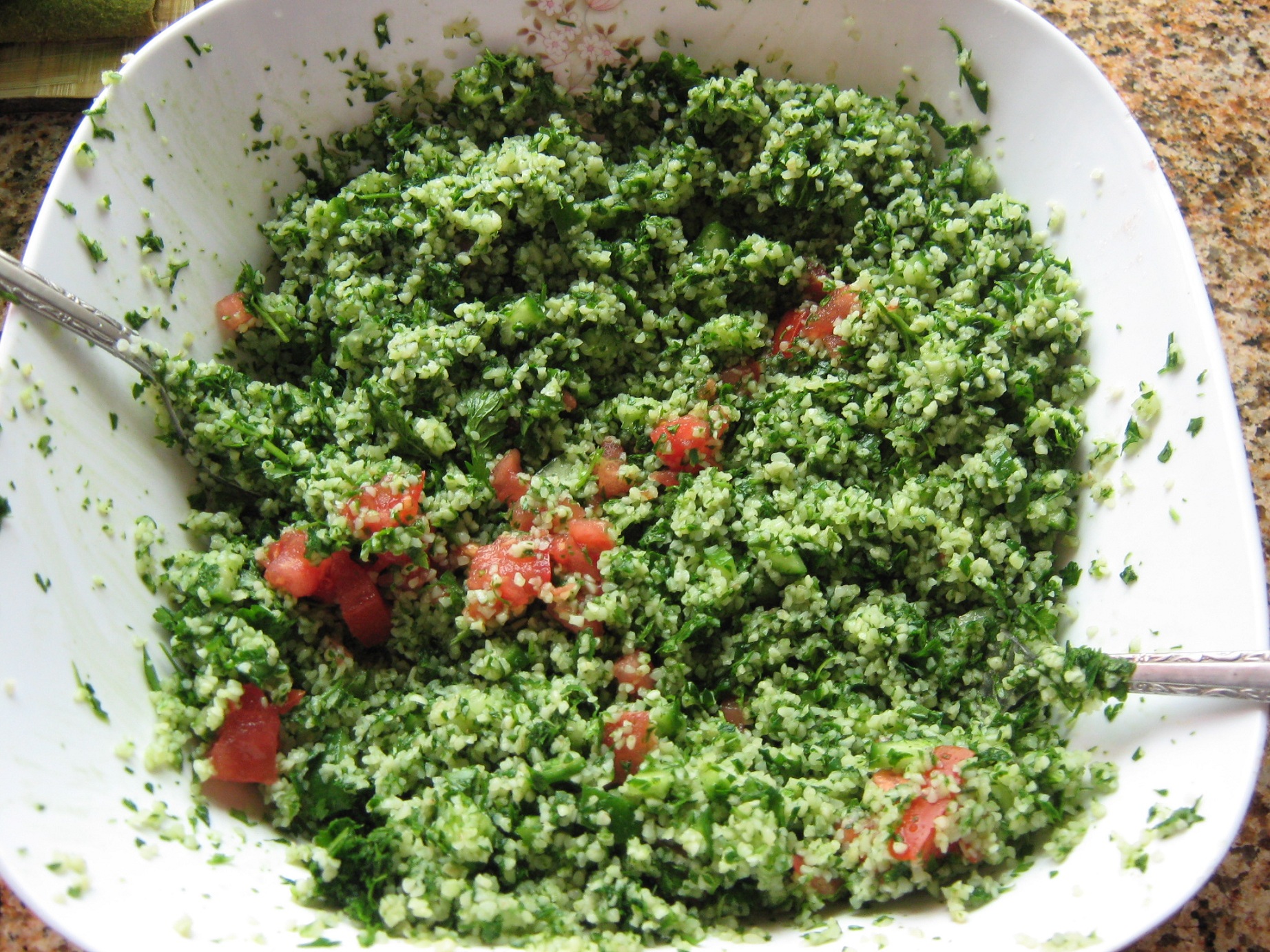 Tabouleh- Salata de grau sfaramat( de post)