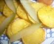 Cartofi aurii cu rulada din piept de curcan-3