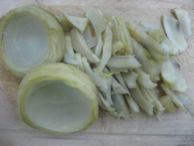Salata de artichoke(anghinare) si fenicul