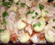 Pulpe de pui cu cartofi si rosii la cuptor-6