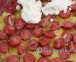 Tort de mamaliga cu ciuperci si carnat-4