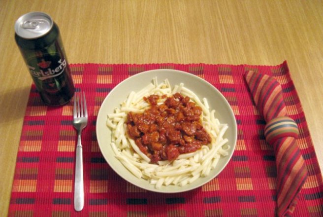 Spaghete cu sos á la Mădă