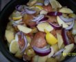 Pulpe de pui cu lamaie, mere si cartofi-4