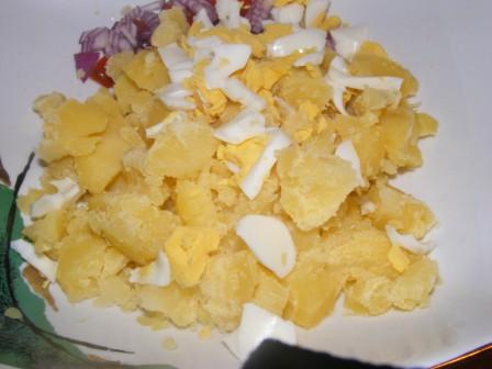 Salata gustoasa pe baza de cartofi