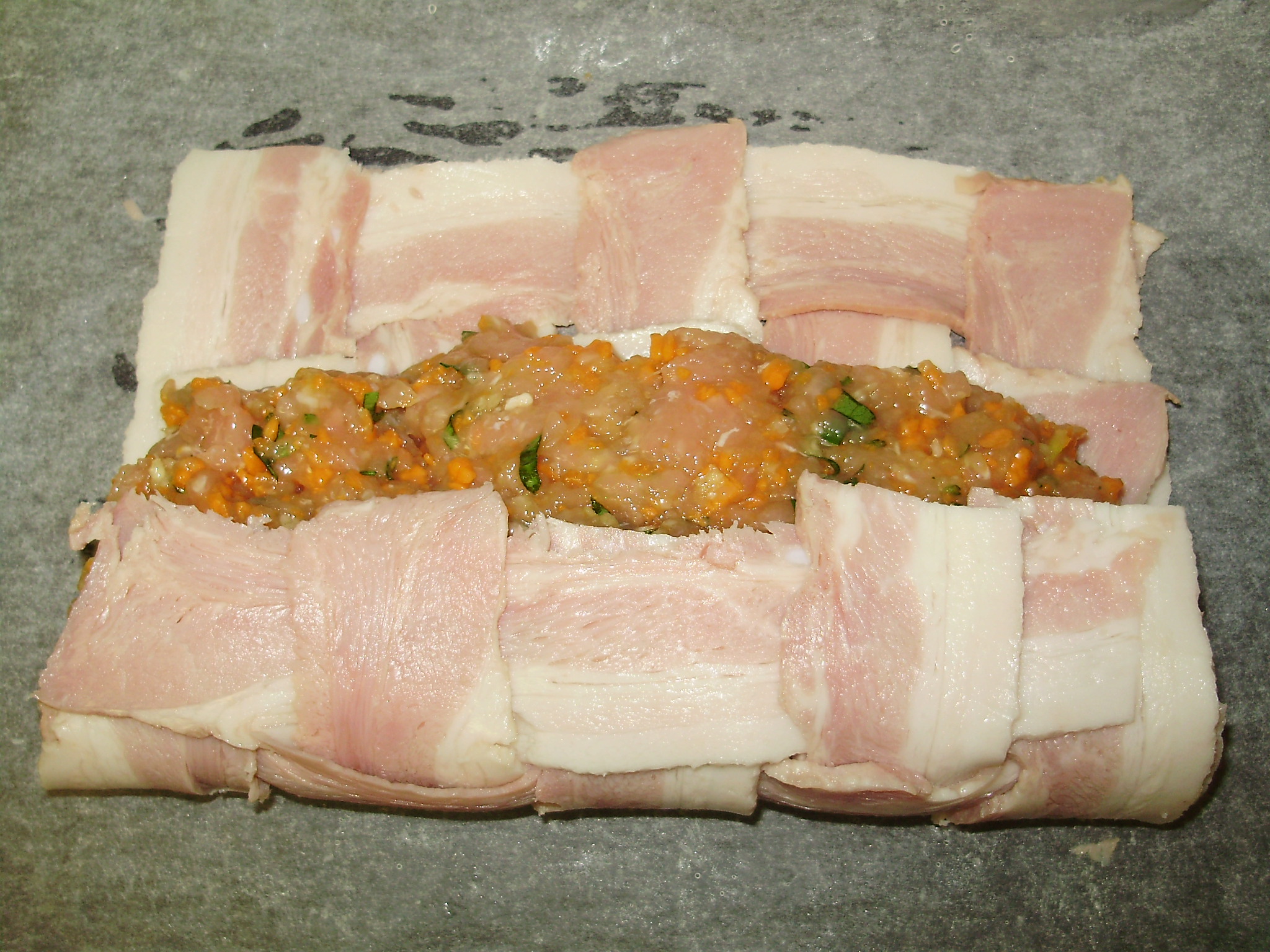 Drob de pui in bacon