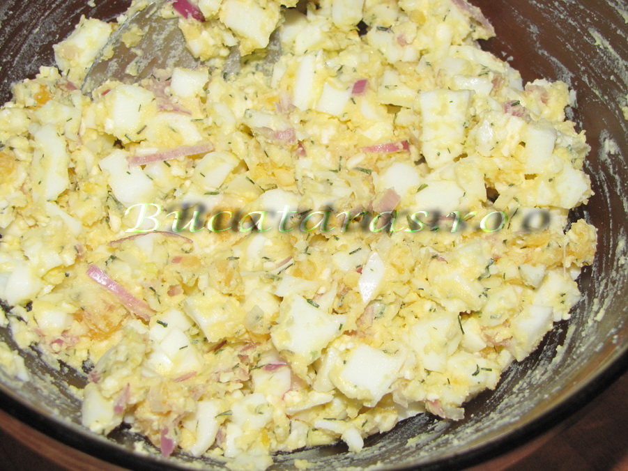 Tartine cu salata de oua
