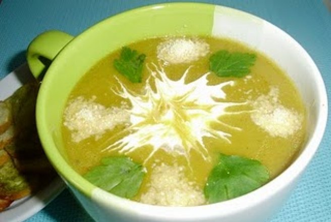 Supa crema de brocoli (cu mustar)
