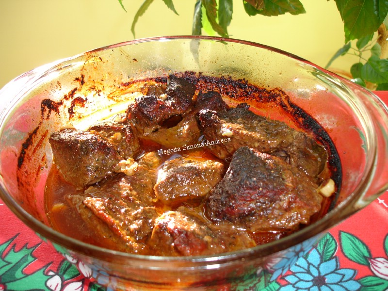 Friptura de porc cu cartofi curry