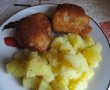 Pulpe de pui in crusta de pesmet cu cartofi natur-2