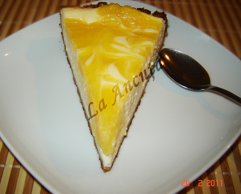 Cheesecake cu lemon curd