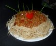 Volkorn Spaghetti cu pui si sos de ardei-1