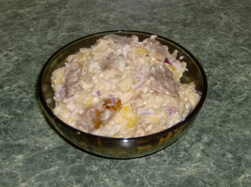 Salata de cartofi cu peste afumat