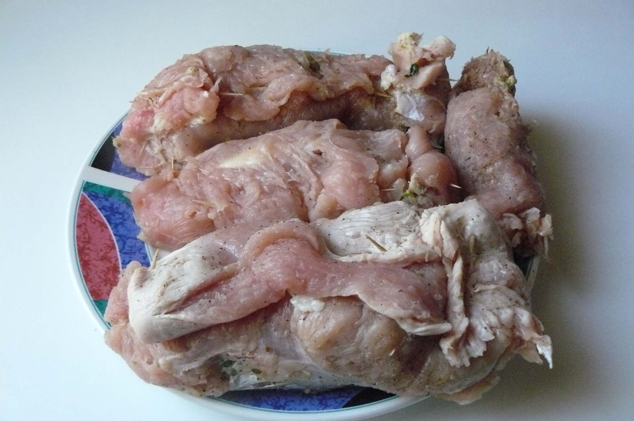 Rulouri din carne de curcan