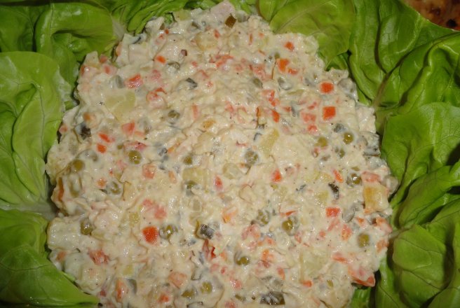 Salata boeuf cu mazare