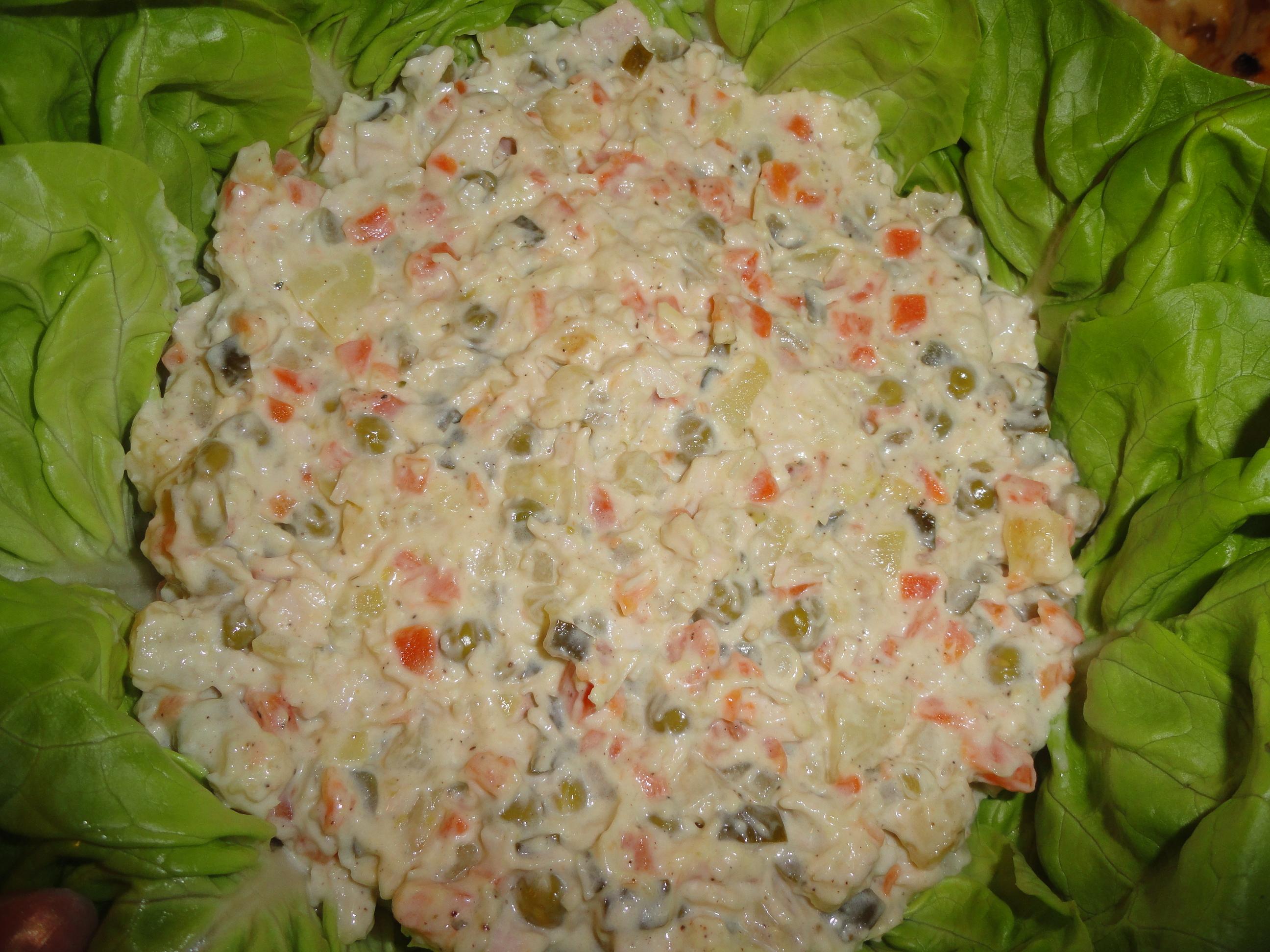 Salata boeuf cu mazare
