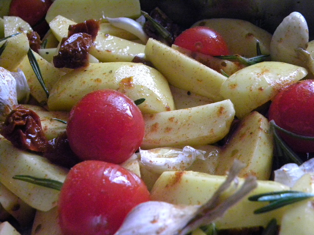 LIVE: cartofi la cuptor cu mirodenii si alte bunatati