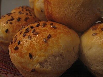 Muffins-Chifle cu seminte de in