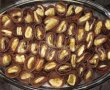 Budinca de clatite (cu sos de ciocolata si banane in sirop de portocale)-6