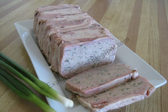 Terina de porc infasurata in bacon