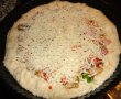 Pizza cu mozzarella,legume,salam si kaizer-8
