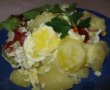 Cartofi gratinaţi cu brânză, ouă şi smântână-6