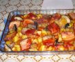 Cartofi la cuptor cu ciuperci si kaizer-2