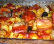 Cartofi la cuptor cu ciuperci si kaizer-3