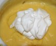 Budinca de vanilie cu spuma de capsuni si coacaze negre-3