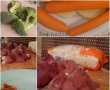 Ficatei cu garnitura de orez si brocoli-0